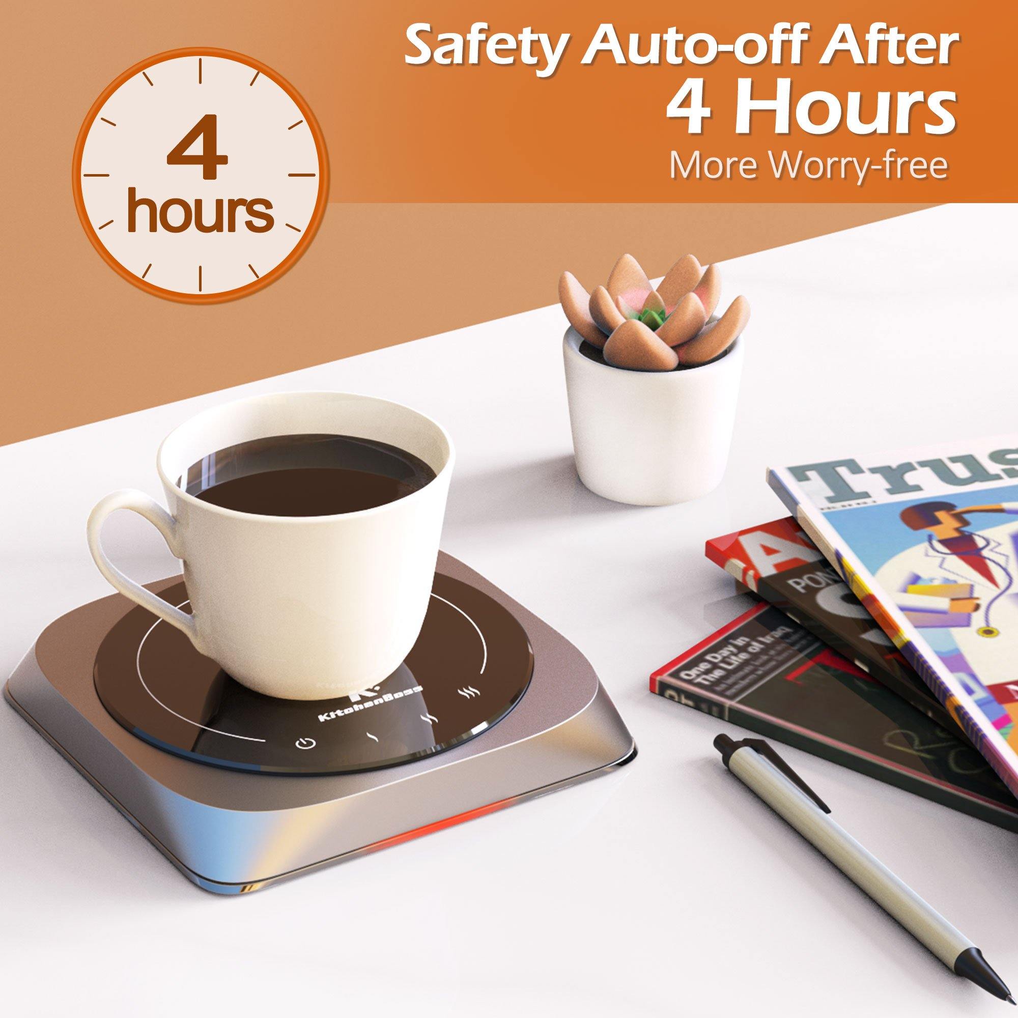 KitchenBoss Mug Warmer G132 Coffee Warmer Candle Heater Plate – Kitchenboss