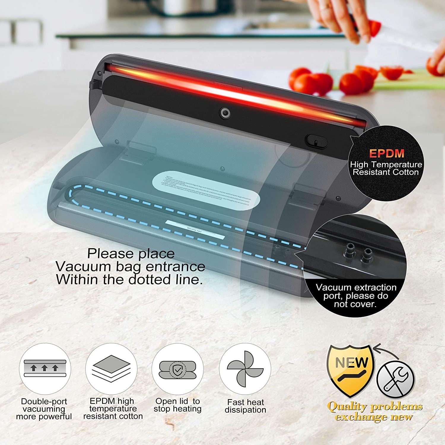 Kitchenboss Vacuum Sealer machine Nutrition seal detection super suction