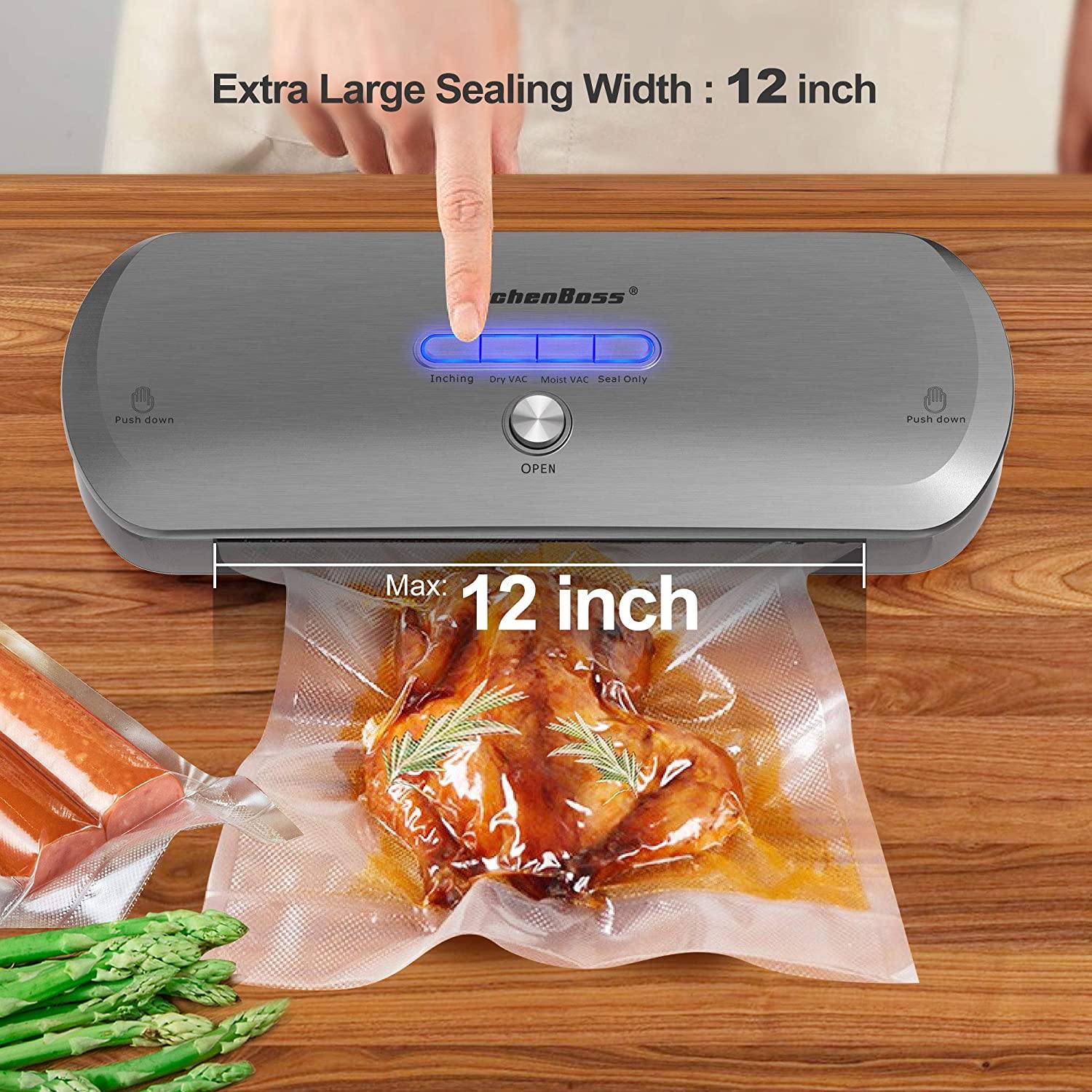  KitchenBoss Vacuum Sealer Machine for Foods